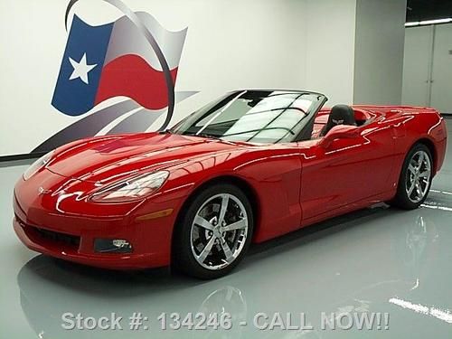 2008 chevy corvette lt3 z51 convertible nav hud 11k mi! texas direct auto