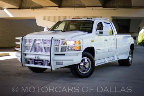 2010 chevy silverado 3500hd western hauler ltz air suspension sat. radio onstar