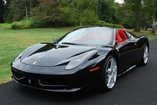 2012 ferrari 458 italia spider, carbon fibre racing package, perfect condition!