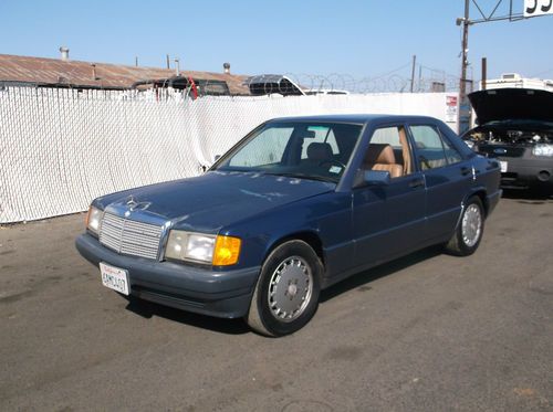 1991 mercedes 190e, no reserve