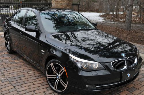 2008 535xi twin turbo.no reserve.leather/navi/19's/camera/sensors/moon/pfold/spo