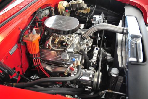Restored 1955 Chevy 210 Post 2DR 56 57 StreetRod 350/350 AC PDB Tilt PS Posi, image 11