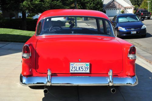 Restored 1955 Chevy 210 Post 2DR 56 57 StreetRod 350/350 AC PDB Tilt PS Posi, image 21