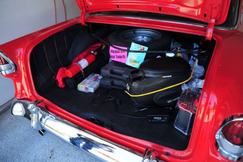 Restored 1955 Chevy 210 Post 2DR 56 57 StreetRod 350/350 AC PDB Tilt PS Posi, image 23