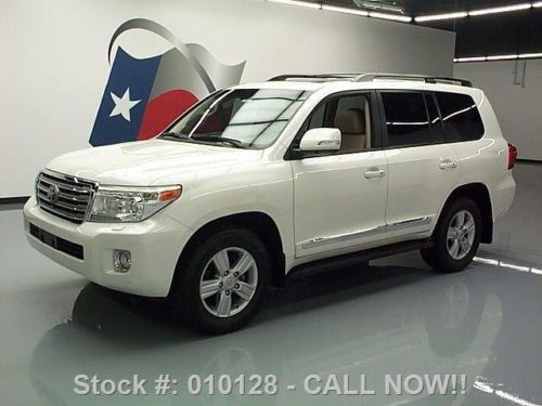 2013 toyota land cruiser 4x4 8-pass sunroof nav dvd 18k texas direct auto