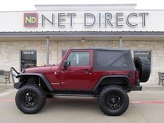 2008 x 6 spd lifted 4wd 35&#034; tires  gorilla winch 25k mi net direct autos texas