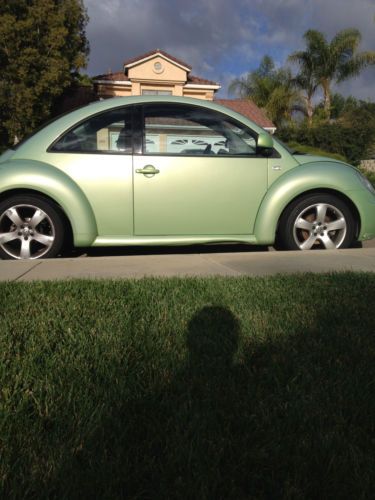 2000 volkswagen new beetle, green, automatic, 4 cylinder, air conditioning, cd