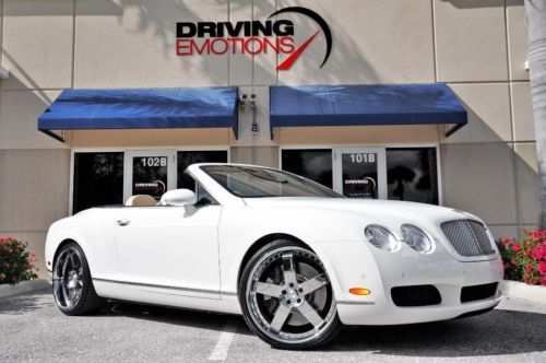 2007 bentley continental gtc! white/tan! loaded! rare!!