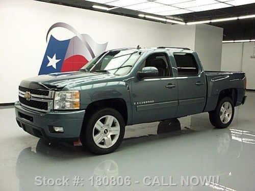 2008 chevy silverado ltz crew cab sunroof nav 20&#039;s 55k! texas direct auto