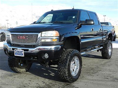 Crew cab duramax diesel 4x4 slt custom lift wheels tires leather auto low price