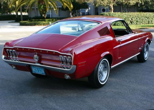 Beautiful refreshed original car - 1968 ford mustang fastback - 46 miles
