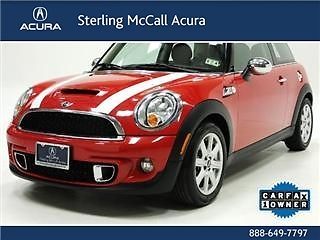 2011 mini cooper s panoramic roof leather cd usb/aux auto 11k miles warranty!