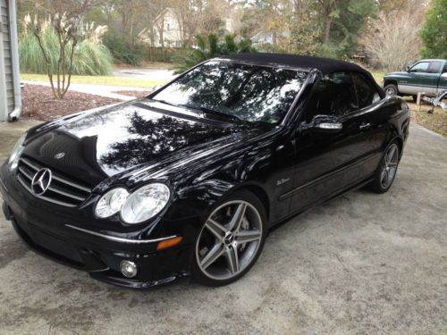 2007 mercedes-benz clk63 amg base convertible 2-door 6.3l