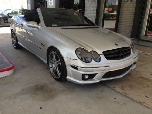 2007 mercedes-benz clk63 amg base convertible 2-door 6.3l