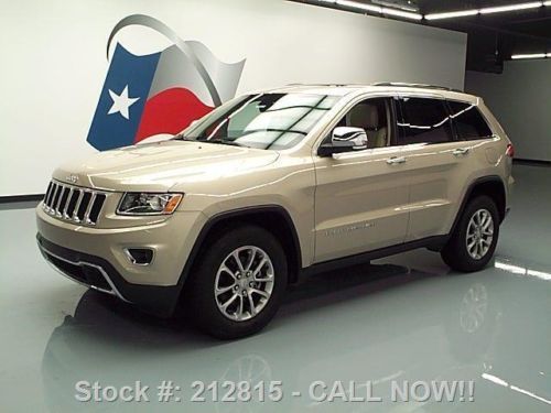 2014 jeep grand cherokee ltd sunroof leather nav 19k mi texas direct auto