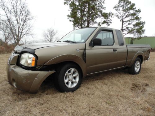 2002 nissan frontier pickup extended cab (wrecked) in mississippi no reserve