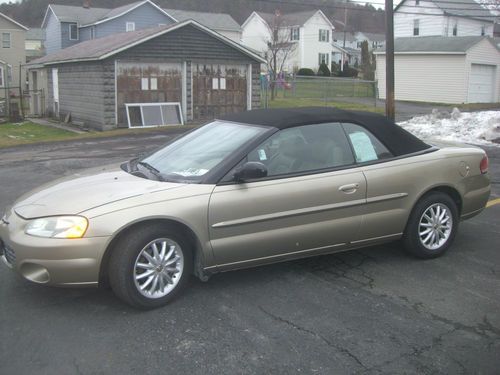 2003 chrysler sebring lxi convertible