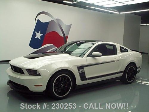 2012 ford mustang boss 302 #1008 5.0 recaro seats 6k mi texas direct auto