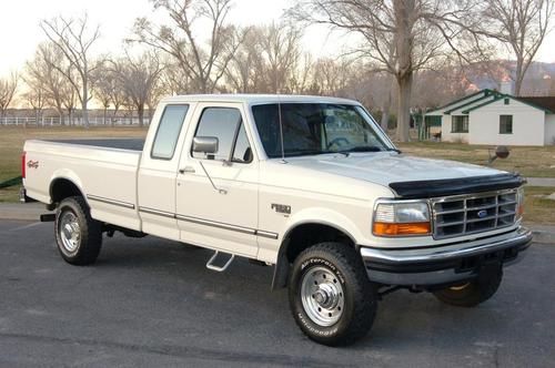 1997 f-250 7.3l diesel xlt 4x4 extended cab 153k miles 1-owner no reserve!