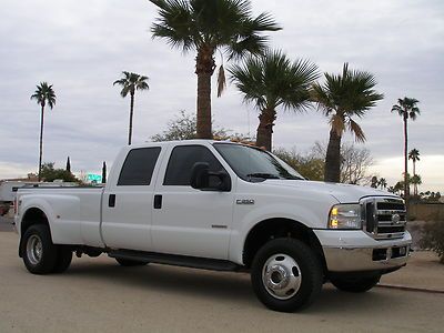 2005 f350 crewcab dually lariat power stroke diesel 4x4 extremely clean arizona