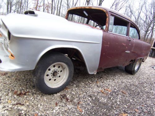 1955 chevy 210 gasser rat rod street rod hot rod project 55