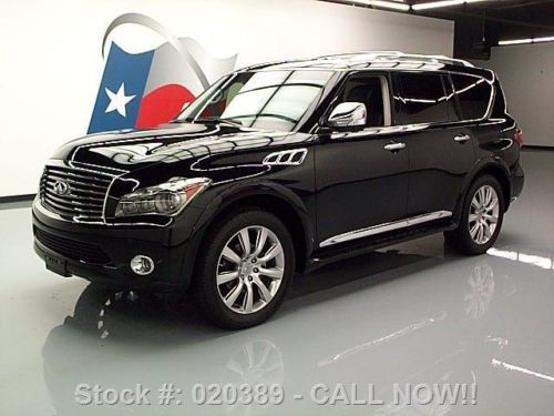 2012 infiniti qx56 4x4 theater sunroof nav rear cam dvd texas direct auto