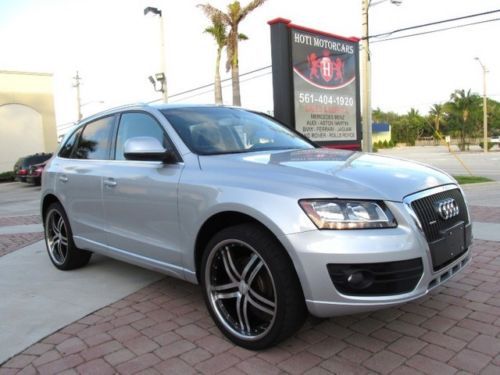 11 audi q-5 2.0t premium quattro awd suv -one florida owner -leather -sunroof