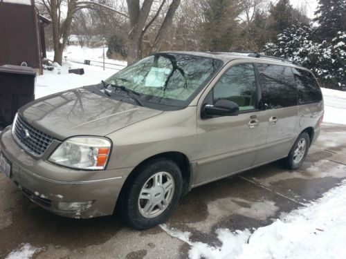 2005 ford freestar sel, tan paint w/ entertainment package, good condition 94kmi