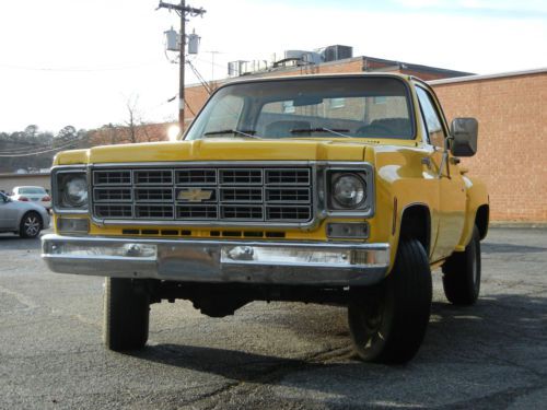 1978 chevrolet c10 scottsdale pick up truck step side manual