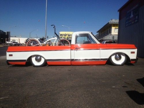 1970 chevy c10 air bagged truck,frame off, lwb, porterbuilt dropmember, body
