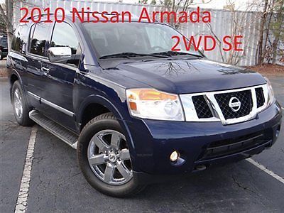 2wd armada se low miles suv, navy blue, excellent condition, ask about financing