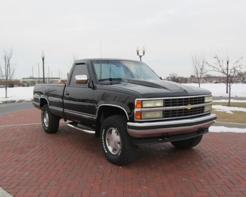 1991 chevrolet z71 k1500 silverado standard cab pickup 2-door 5.7l, automatic