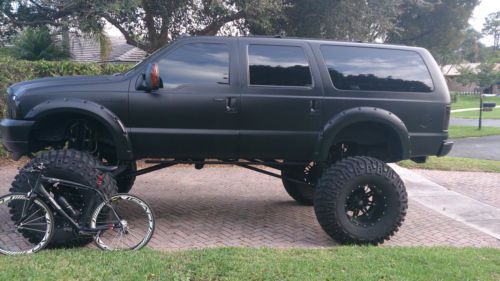 2004 ford excursion xlt sport utility 4-door 6.0l lifted 16 inches