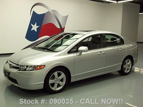 2006 honda civic ex sedan automatic sunroof alloys 28k! texas direct auto