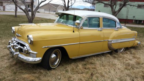 1953 chevrolet bel air base sedan 4-door 3.8l