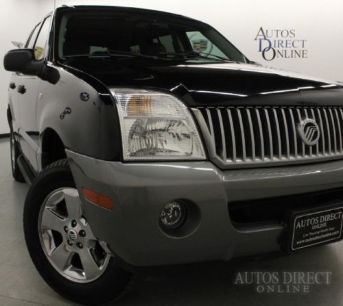 We finance 05 mountaineer luxury awd 1 owner cleancarfax heated leather seats cd