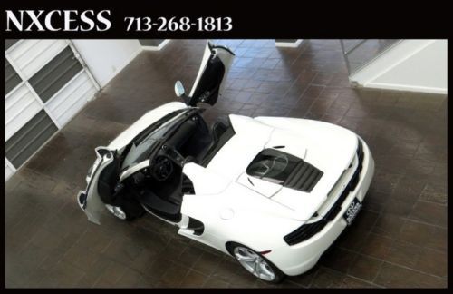 Mp4-12c spyder 616hp 0-60 in 3.1 sec 1 owner super sport car msrp $328k warranty