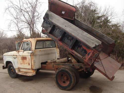 1965 dodge d300 dump truck antique parts or repair only farm truck project bed