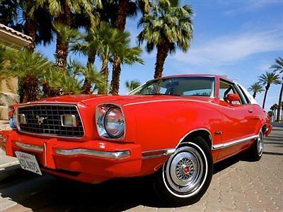 1975 mustang ghia ii 42680 original mile california one family owned no reserve!