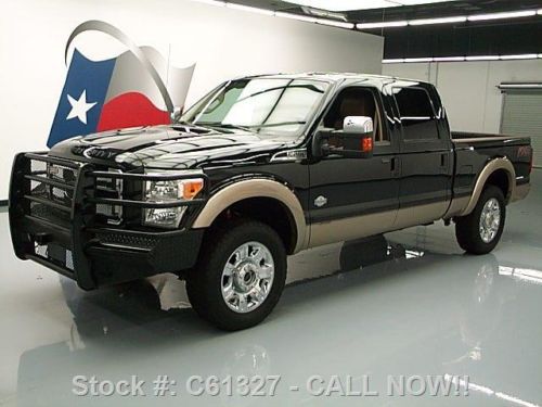 2012 ford f-250 king ranch diesel fx4 4x4 sunroof 25k texas direct auto