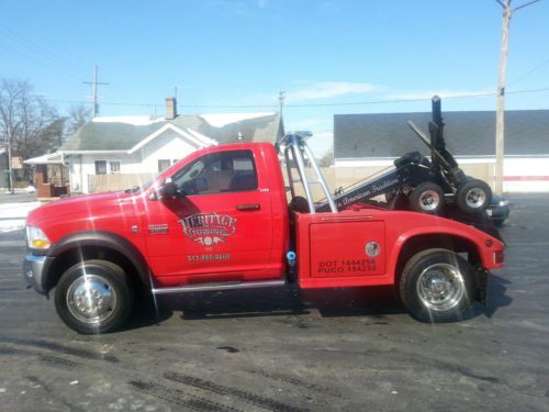 2011 dodge ram 4500 cummins diesel wrecker self loader w/ 810 vulcan intruder