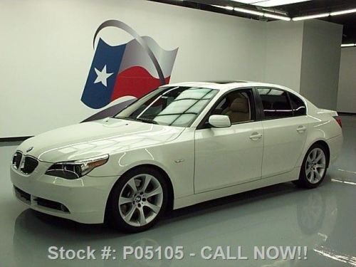 2007 bmw 550i sport auto heated seats sunroof nav 58k texas direct auto