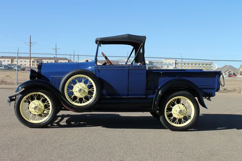 1929 model a open cab pickup "frame off restored"