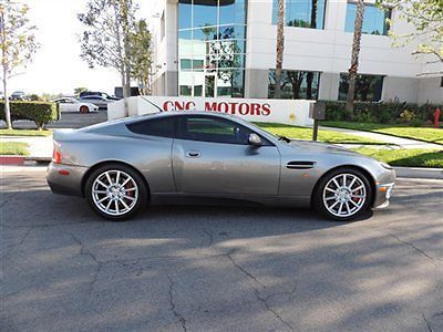 2005 aston martin vanquish s grey on black / low miles / serviced at am dealer