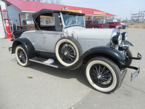1929 ford model a roadster 1980 shay super deluxe only 1021 miles rumble seat