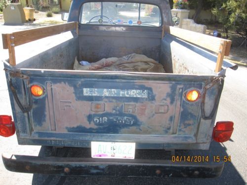 1961 Ford F100 Step Side Short Bed Willys Gasser Hot Rod, image 6