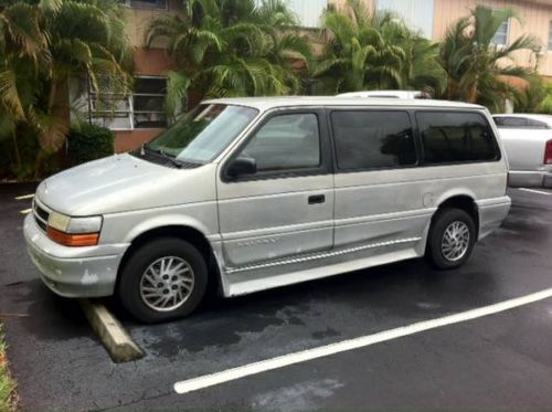 Grand caravan handicap wheelchair van