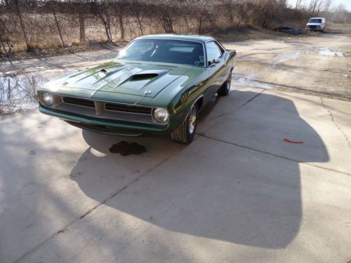 1970 plymouth cuda 440 6 barrel