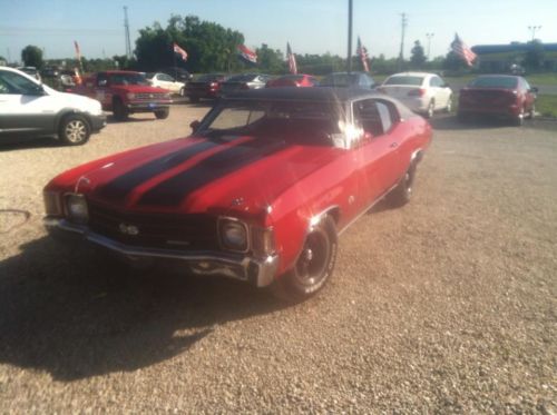 chevelle red with black stripes 1972, US $25,500.00, image 2