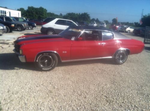 chevelle red with black stripes 1972, US $25,500.00, image 3
